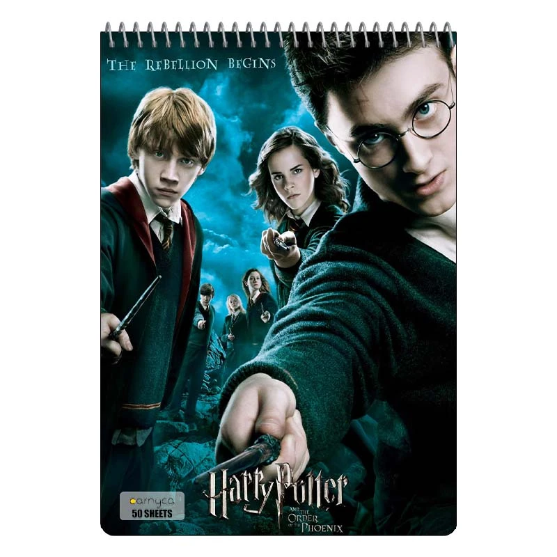 دفتر نقاشی 50 برگ سیمی کارنیکا طرح هری پاتر Harry Potter کد 90940