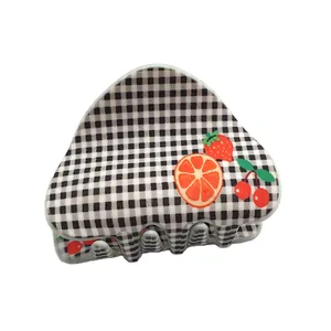 کلیپس مو دخترانه مدل چهارخانه كد KLP800