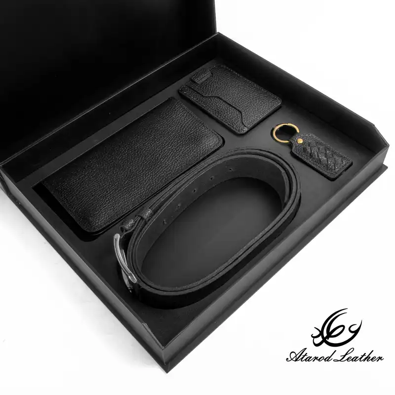 ست هدیه چرم عطارد مدل چرم طبیعی کد A81