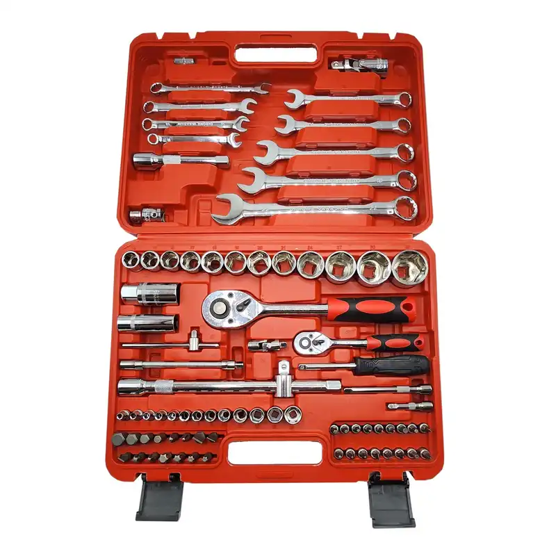 آچار بکس صنعتی جی ان ترد کد 1410 مجموعه 81 عددی