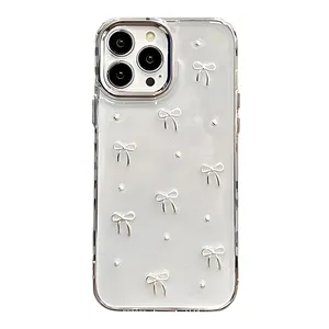 کاور طرح پاپیونی اکلیل دار مناسب برای گوشی موبایل اپل IPHONE 16 PRO