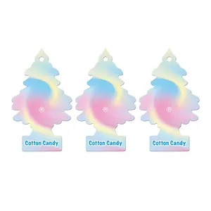 خوشبوکننده خودرو لیتل تریس مدل Trees رایحه Cotton Candy بسته 3 عددی