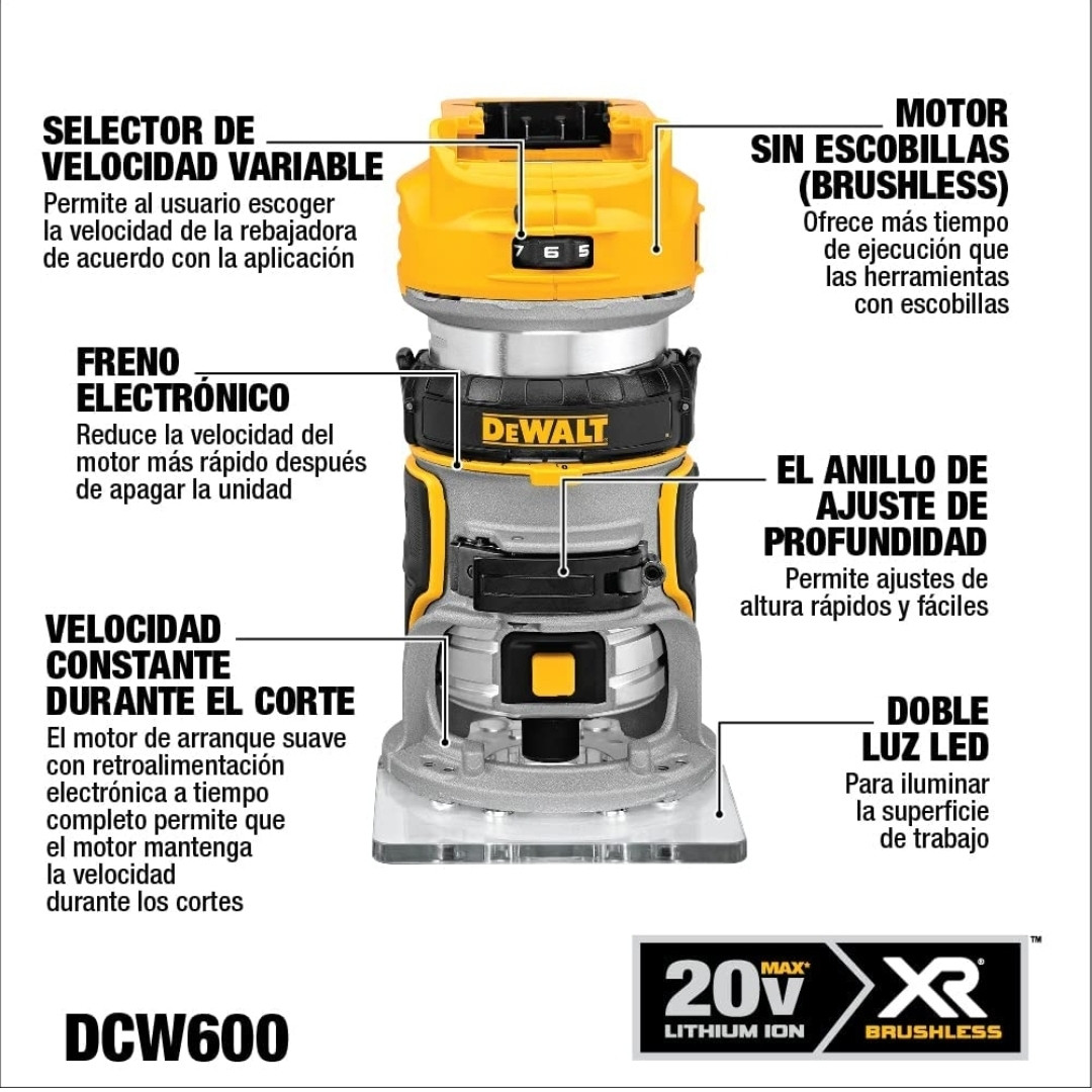 فرز مشتی شارژی دیوالت مدل DCW600B
