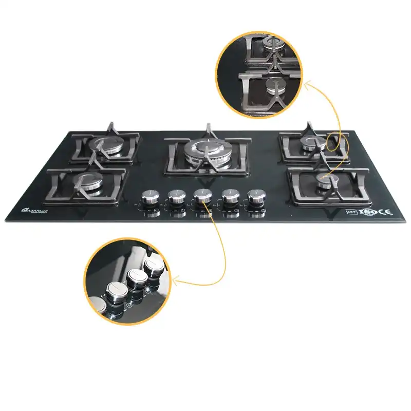 اجاق گاز صفحه ای آذرلوکس مدل G05NL-C7B