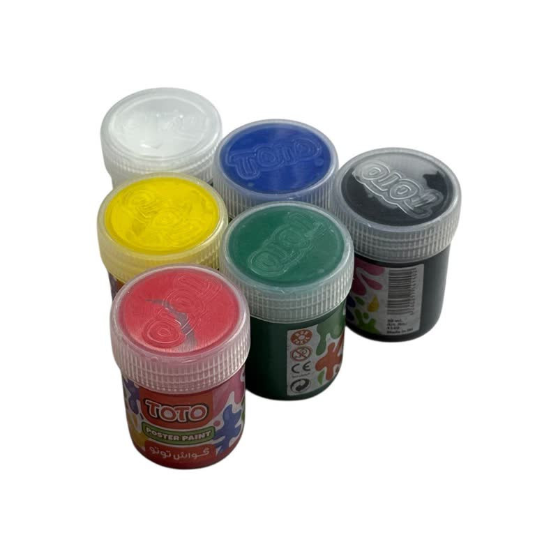 گواش 6 رنگ توتو کد 4141