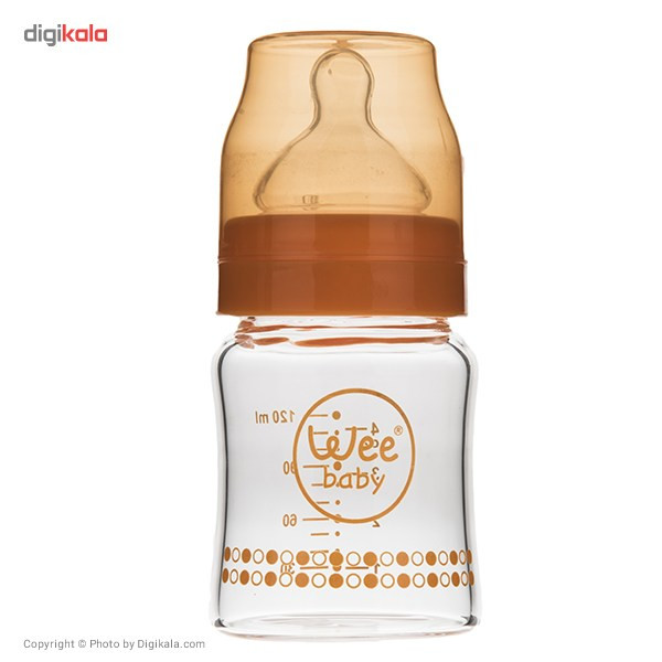 شیشه شیر وی مدل 744/1 ظرفیت 120 میلی لیتر