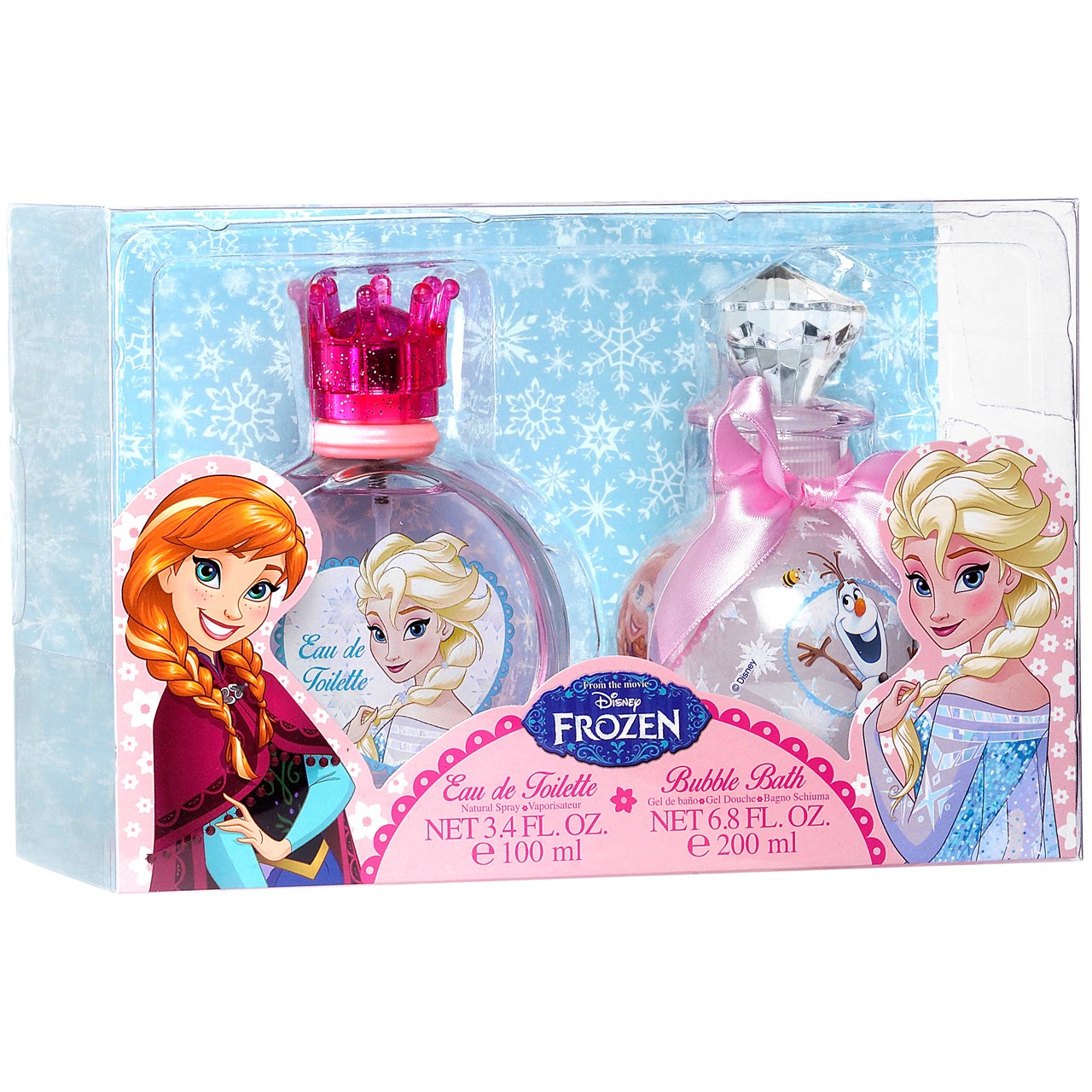 ست ادو تویلت کودک ایر وال مدل Disney Frozen حجم 100 میلی لیتر