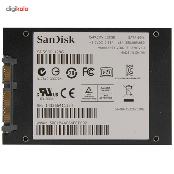 حافظه اس اس دی سن دیسک مدل SDSSDP ظرفیت 64 گیگابایت 3