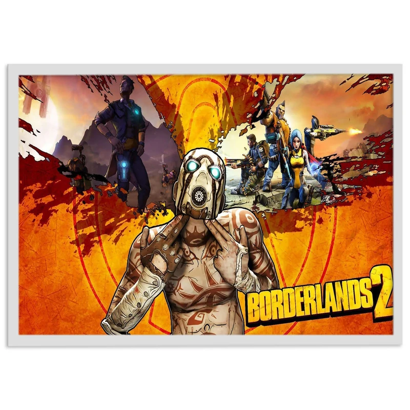 تابلو نوری بکلیت طرح بازی گیم نت مدل Borderlands کد W-s1383