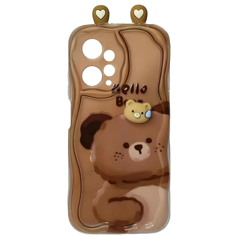 کاور قاب آوش طرح عروسکی مدل 304AA مناسب برای گوشی موبایل شیائومی REDMI NOTE12 4G