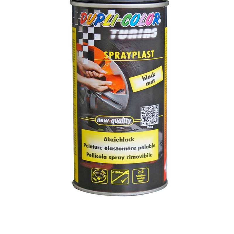 اسپری رنگ رینگ پلاست مشکی مات دوپلی کالر مدل sprayplast حجم 400 میلی لیتر اسپری رنگ رینگ پلاست مشکی مات دوپلی کالر مدل sprayplast حجم 400 میلی لیتر