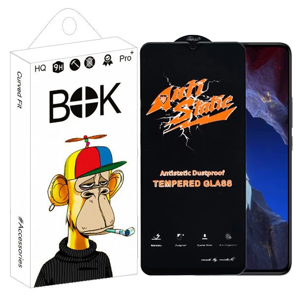 محافظ صفحه نمایش بوک مدل Antistatic Force مناسب برای گوشی موبایل شیائومی Poco f5 pro