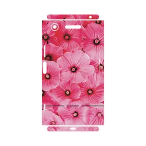 MAHOOT Pink-Flower-FullSkin Cover Sticker for Sony Xperia XZ1