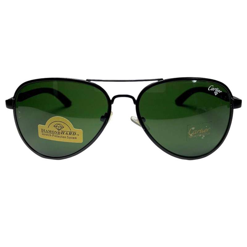 عینک آفتابی مردانه  مدل خلبانی گرد a030