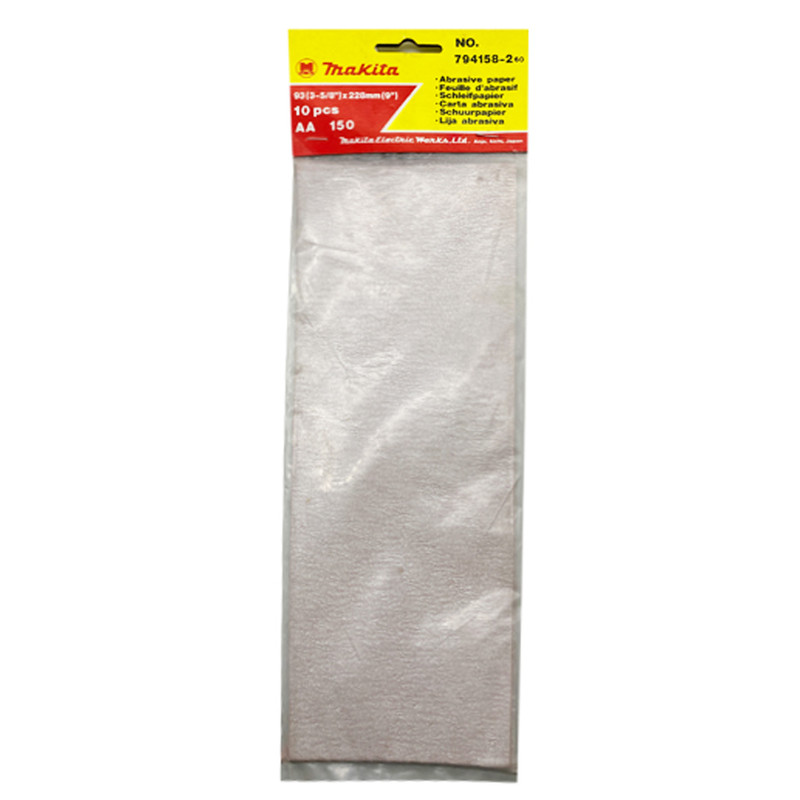 سنباده پشت کرکی ماکیتا مدل AA150 بسته 10 عددی سنباده پشت کرکی ماکیتا مدل AA150 بسته 10 عددی