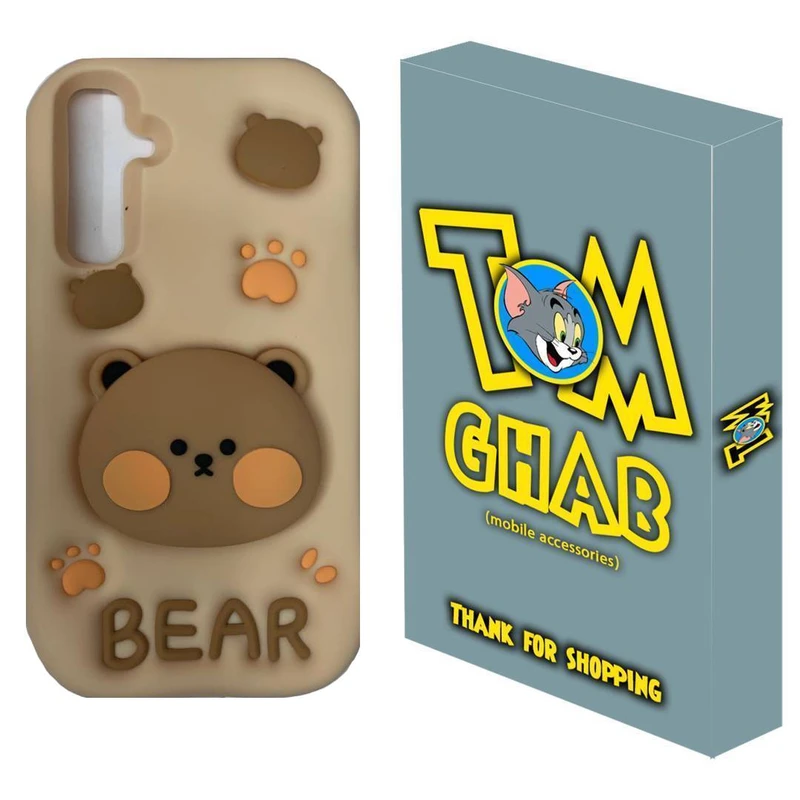 کاور قاب تام طرح خرسی مدل BEAR مناسب برای گوشی موبایل سامسونگ Galaxy A36