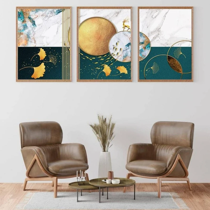  تابلو مدل دکوراتیو کد 1093 مجموعه 3 عددی