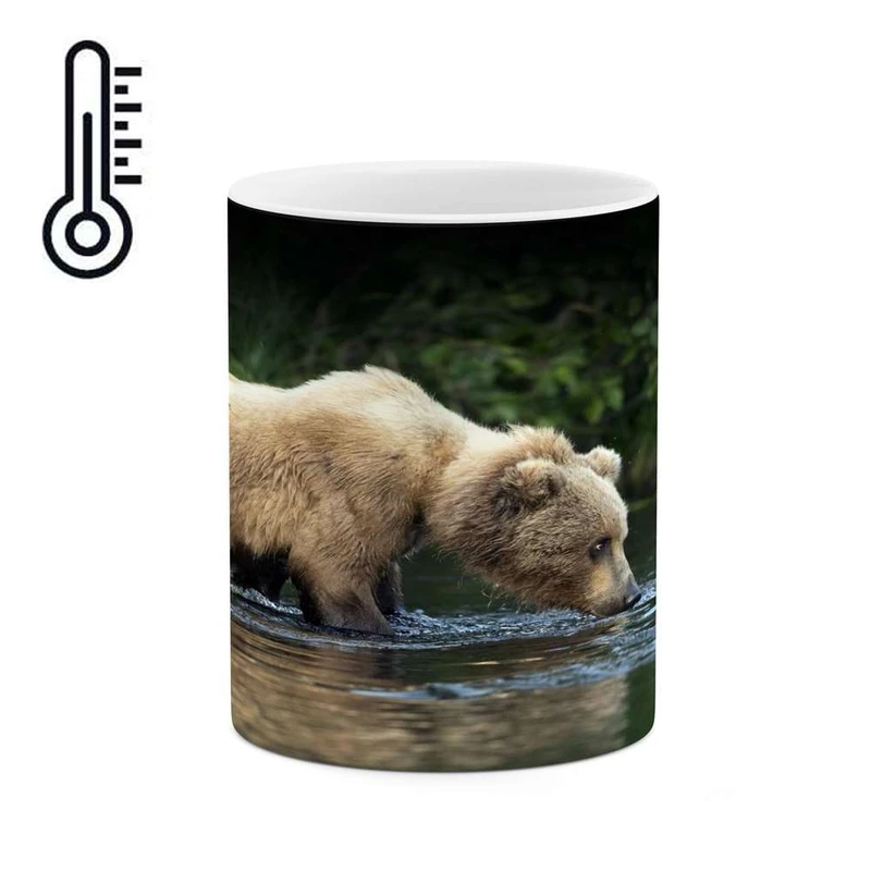 ماگ حرارتی کاکتی مدل خرس کد mgh16209