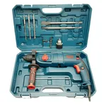 مجموعه 11 عددی دریل بتن کن باس سه کاره صنعتی مدل Industrial New 26sre
