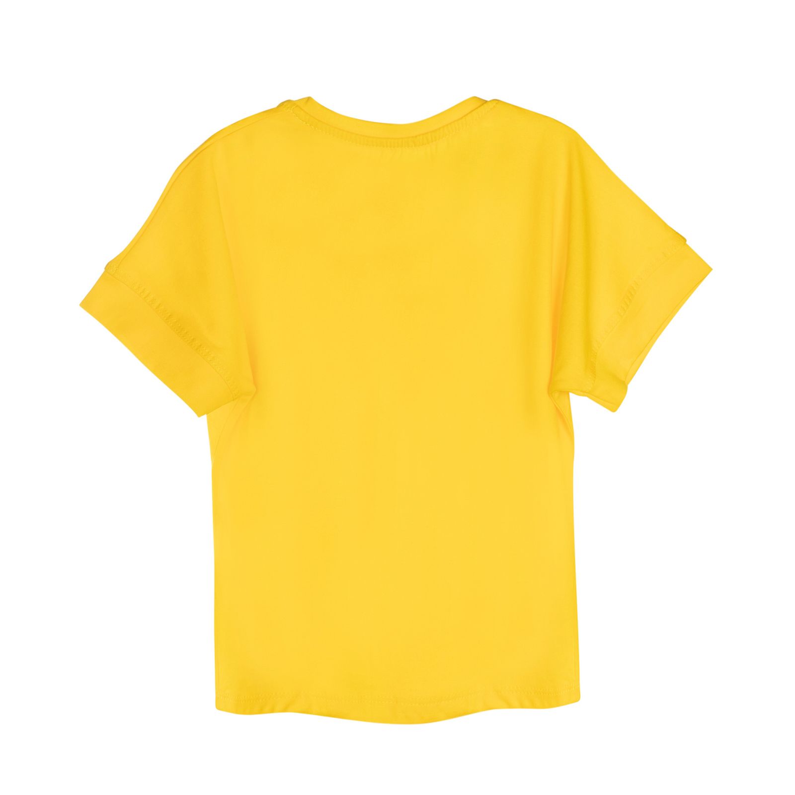 تی شرت آستین کوتاه زنانه مادر مدل دونات رنگ زرد -  - 2
