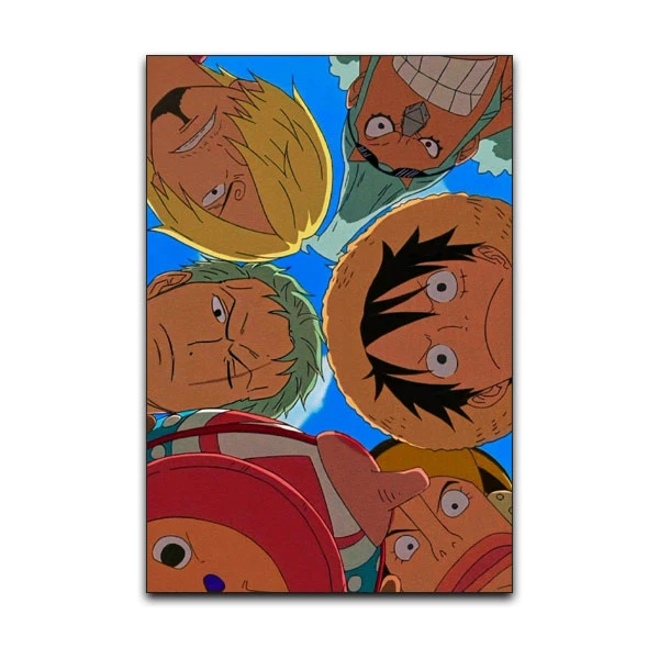 تابلو شاسی گوفی مدل انیمه وان پیس طرح One Piece Crew کد FW25
