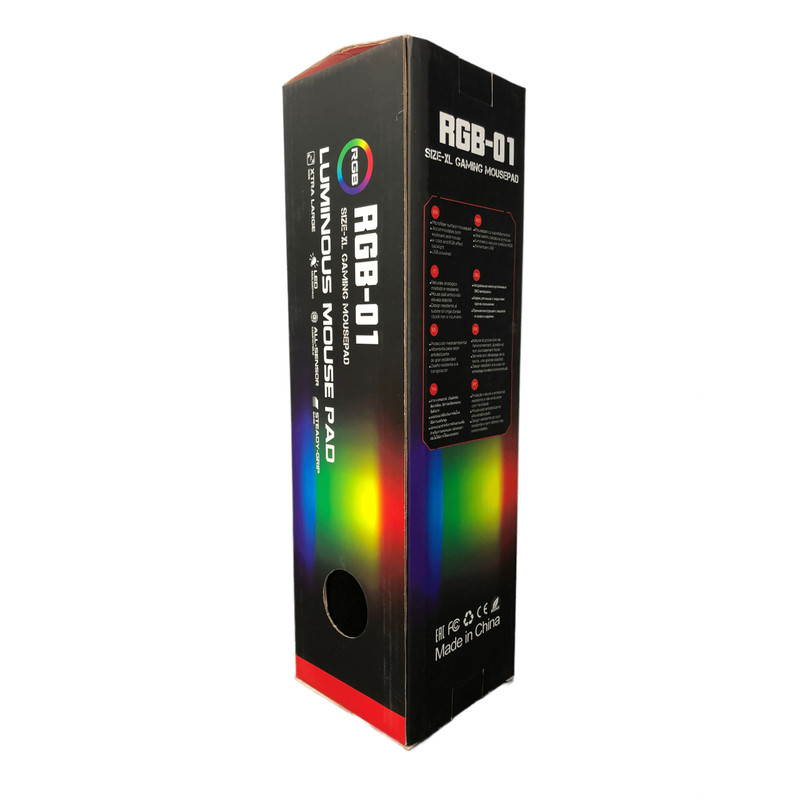 ماوس پد مخصوص بازی مدل RGB 80x30