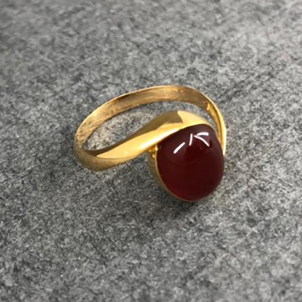 انگشتر طلا 18 عیار زنانه دوست خوب مدل dk344