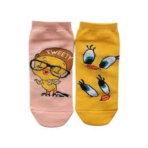 جوراب دخترانه مدل جوجه توييتي