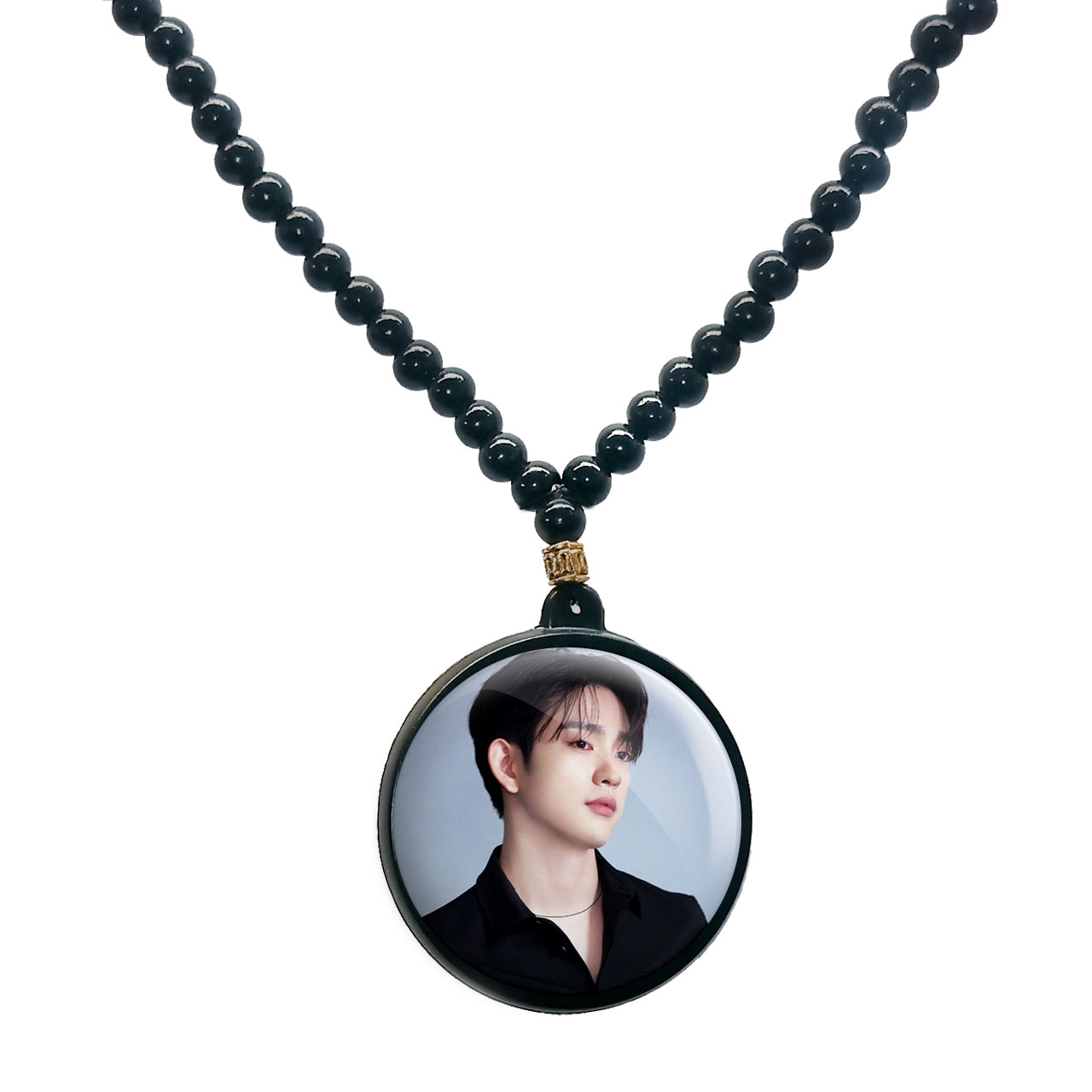 گردنبند پرمانه طرح GOT7 کد pmd.19152 مدل دو طرفه