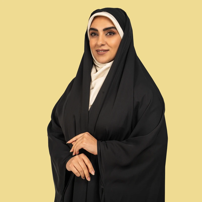 عکس شماره 2 : چادر عبایی مدل کارمندی