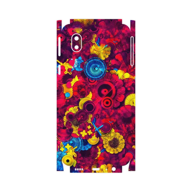 برچسب پوششی ماهوت مدل Vector Flower Garden Digital Art-FullSkin مناسب برای گوشی موبایل سامسونگ Galaxy A01 Core