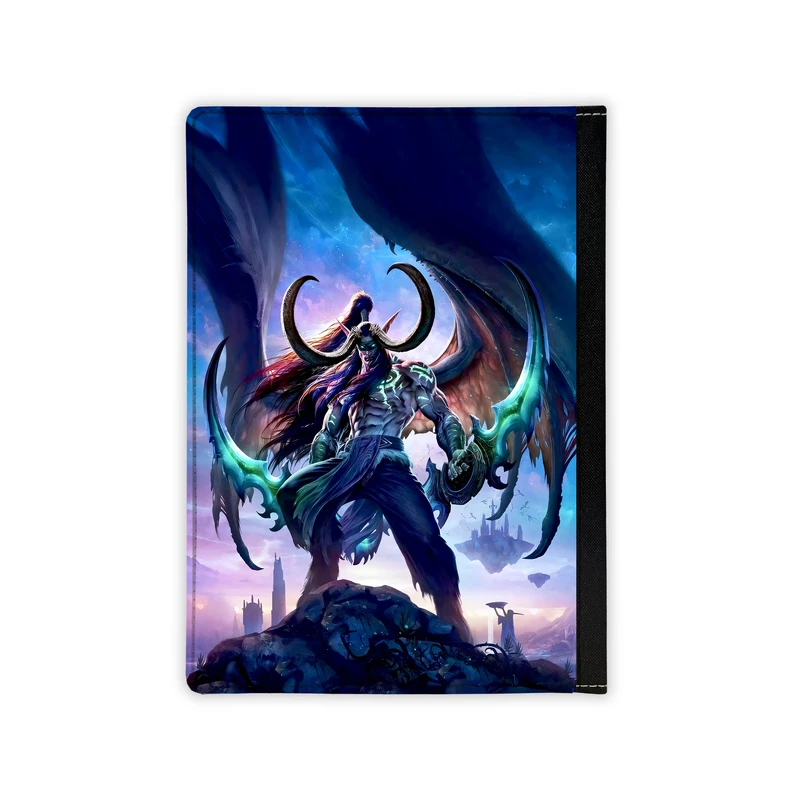 دفتر کلاسوری 100 برگ سیمی مدل وارکرفت ایلیدان Warcraft کد 6277