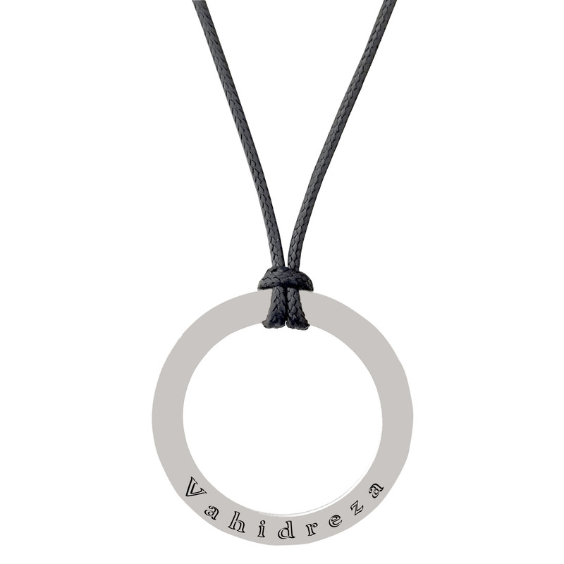 گردنبند نقره مردانه لیردا مدل اسم وحیدرضا 72503