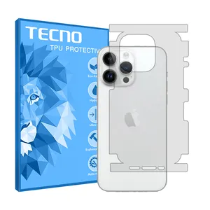 Tecno HyGEL model transparent phone back protector suitable for Apple iPhone 14 Pro Max mobile phone