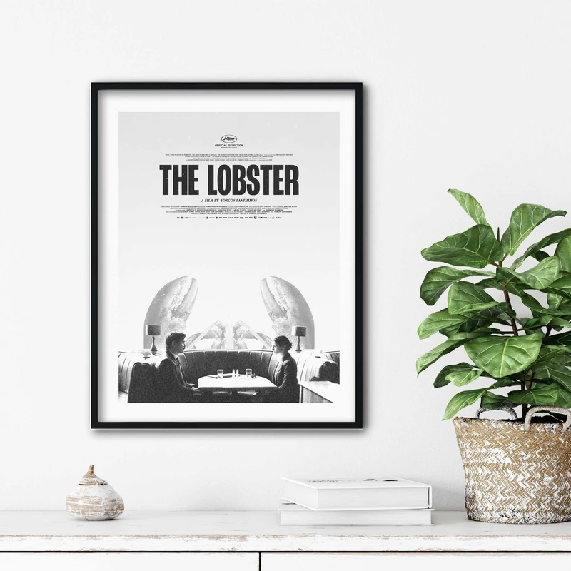 تابلو آتریسا طرح پوستر فیلم lobster مدل ATm345