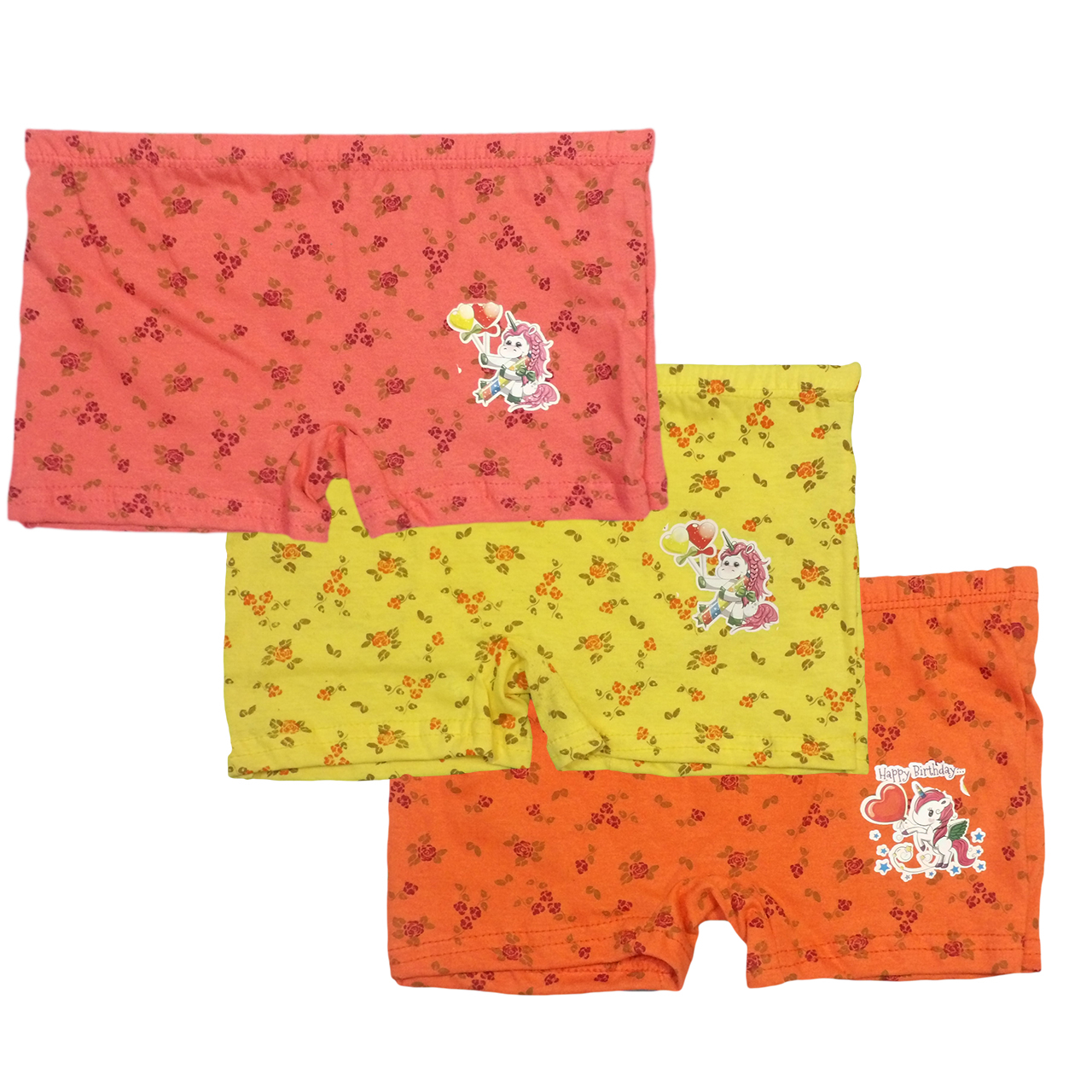 شورت دخترانه R5082 مجموعه 3 عددی