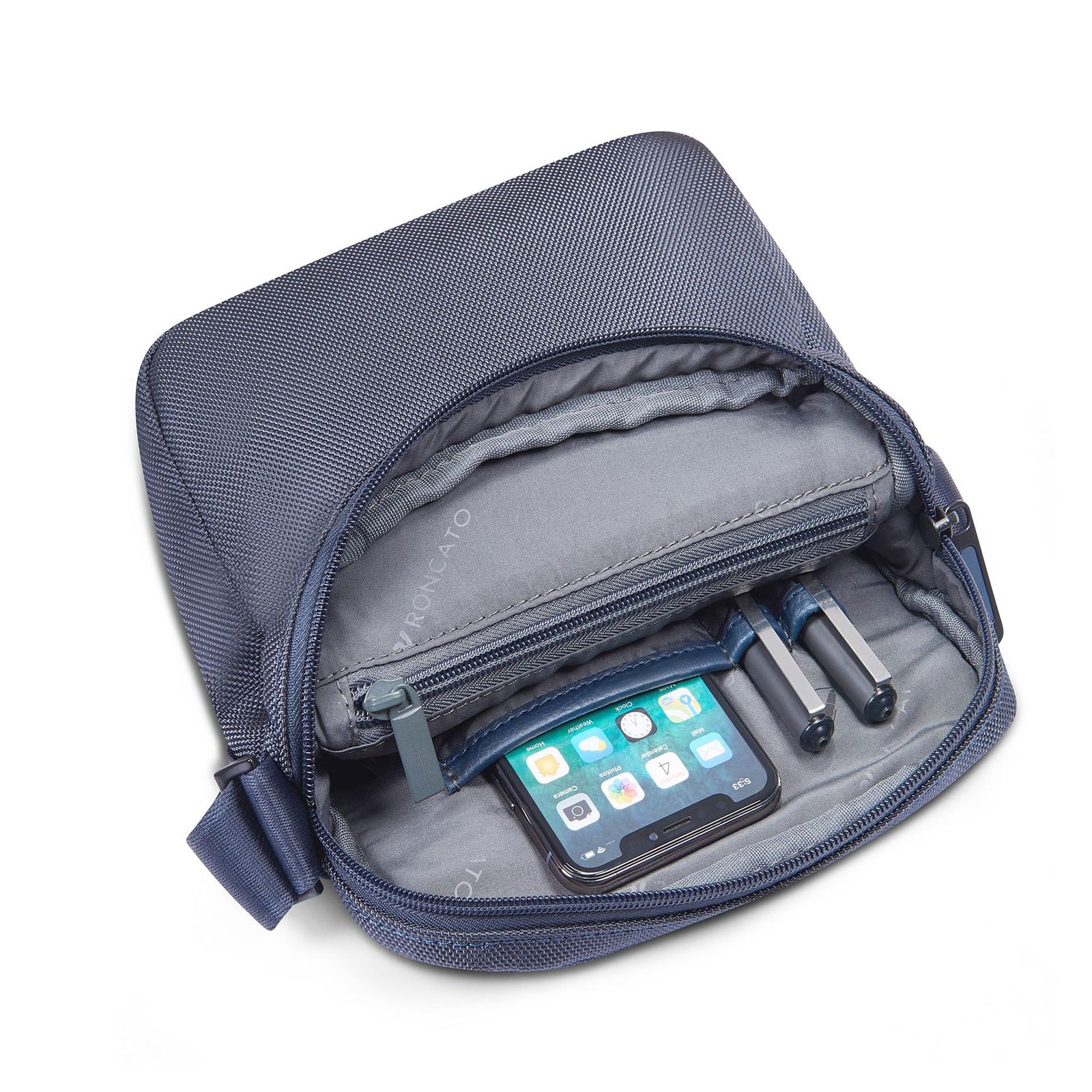 کیف رودوشی مردانه رونکاتو مدل  PANAMA 4.0 SMALL CROSSBODY کد 400892  -  - 12
