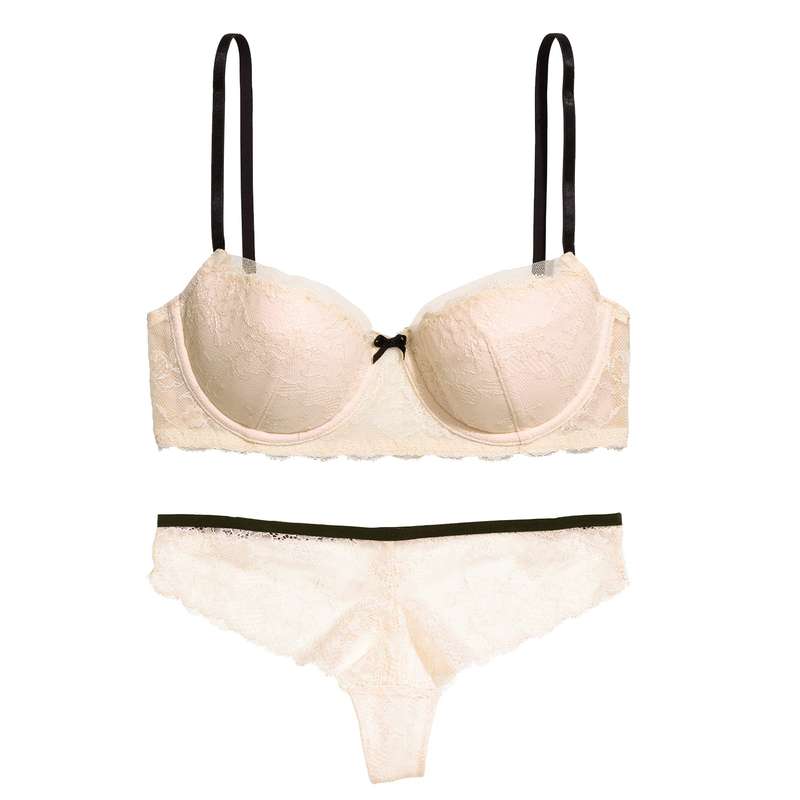 ست شورت و سوتین زنانه اچ اند ام مدل 0329053-0471029 