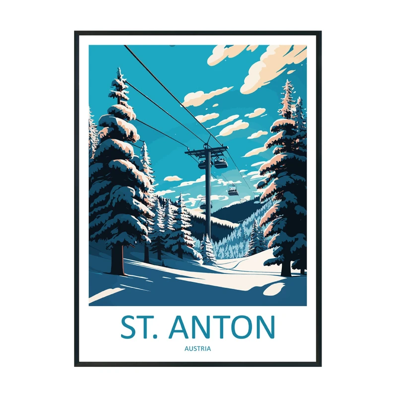 پوستر مدل سن آنتون اتریش