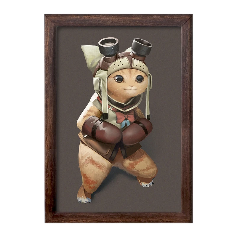 تابلو خندالو طرح بازی شکارچی هیولا (Monster Hunter) کد 33272