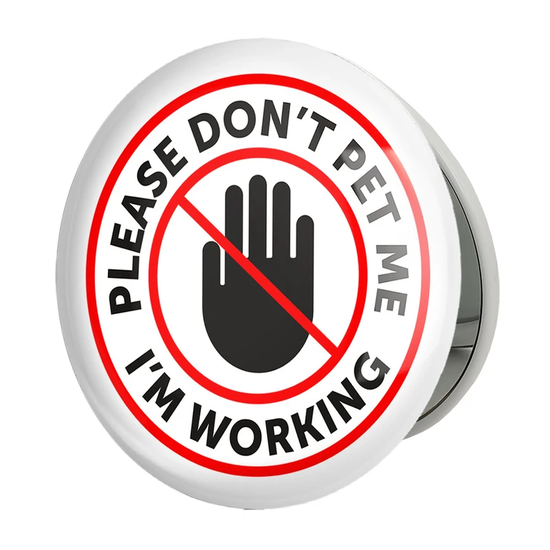 آینه جیبی خندالو طرح حمایت از حیوانات مدل تاشو کد 27340 