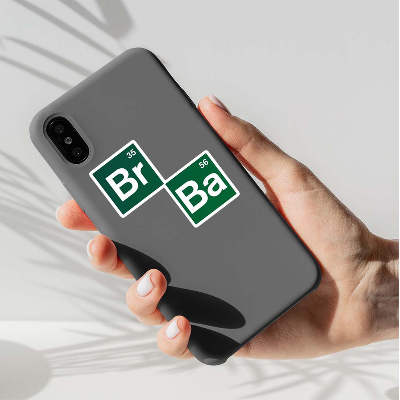 استیکر لپ تاپ طرح بریکینگ بد مدل breaking bad-2222227 مجموعه 2 عددی