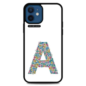 AKAM AMC-WA12M-ALPHADOODLEBET-1 Cover For Apple iPhone 12 Mini