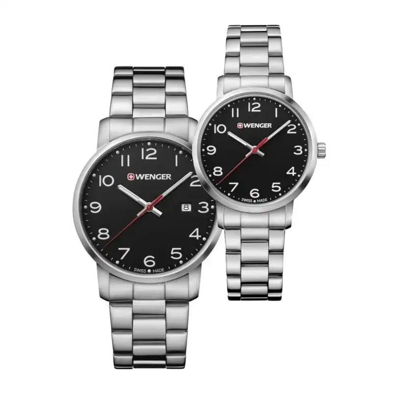 ست ساعت مچی عقربه ای زنانه و مردانه ونگر مدل 01.1641.10