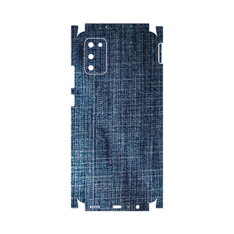 برچسب پوششی ماهوت مدل Fabric Texture 3-FullSkin مناسب برای گوشی موبایل سامسونگ Galaxy M02s