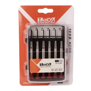 پیچ گوشتی ساعتی تانوس مدل DI-CR.V.MO مجموعه 6 عددی