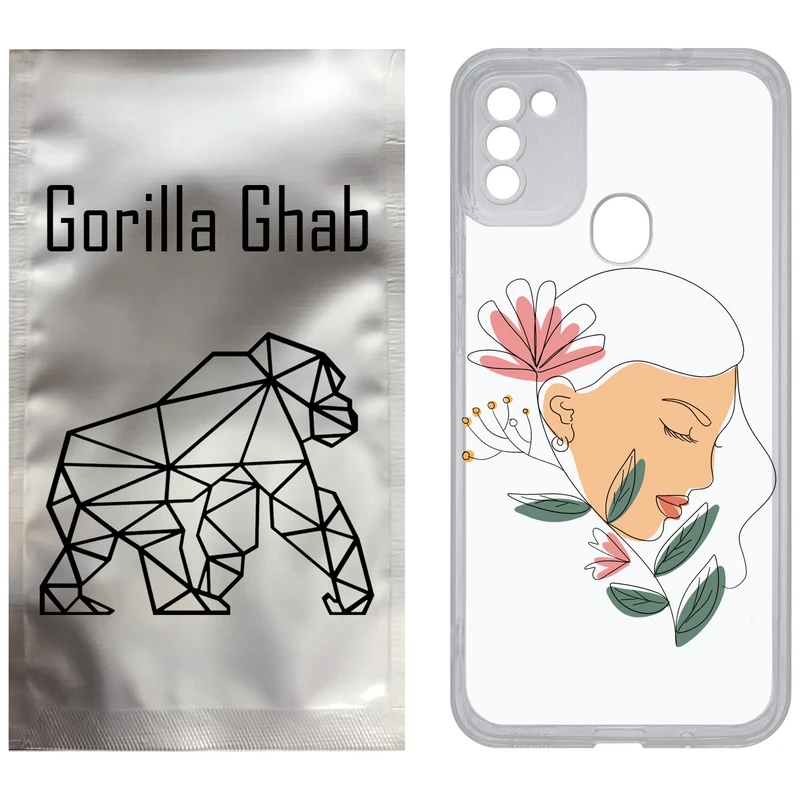کاور گوریلا قاب مدل CLG کد 53 طرح صورت زن مناسب برای گوشی موبایل سامسونگ Galaxy A11 / M11