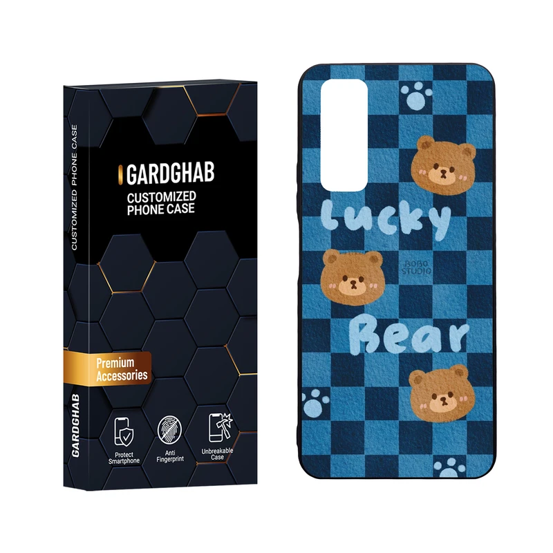  کاور گارد قاب مدل دور ژله ای پشت گلس فانتزی مناسب برای گوشی موبایل هوآوی Y7a