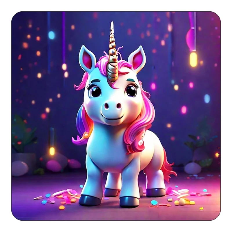 مگنت کاکتی طرح اسب تک شاخ و یونیکورن مدل mp30911