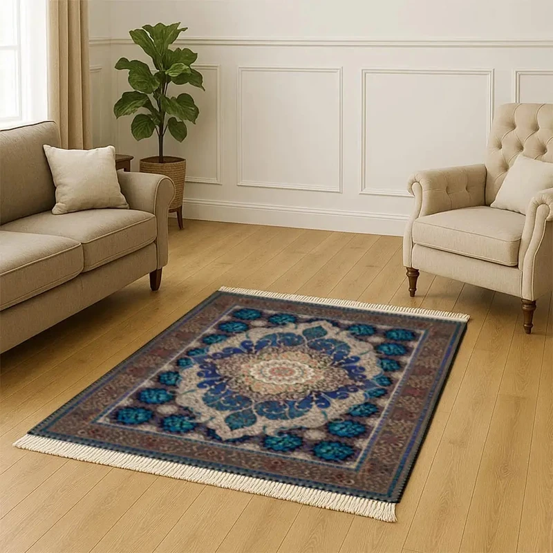 نمد فرش مدل سنتی کد M-150100-MR1102